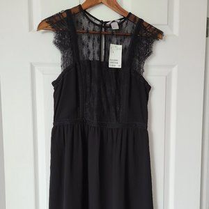 H&M black lace dress